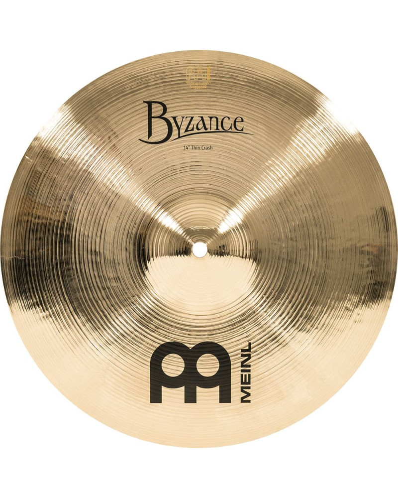 Meinl Cymbals B14TC-B Byzance Brilliant Thin Crash - 14