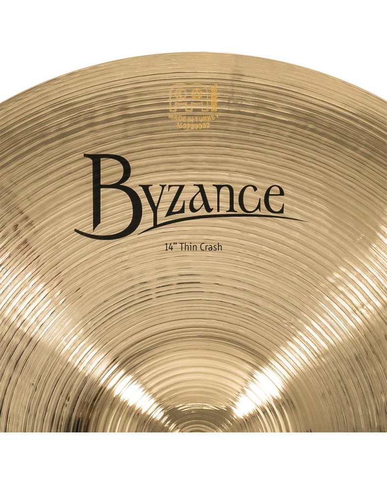Meinl Cymbals B14TC-B Byzance Brilliant Thin Crash - 14