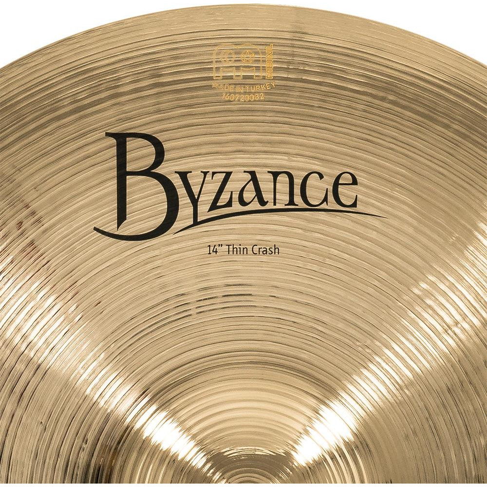 Meinl Cymbals B14TC-B Byzance Brilliant Thin Crash - 14