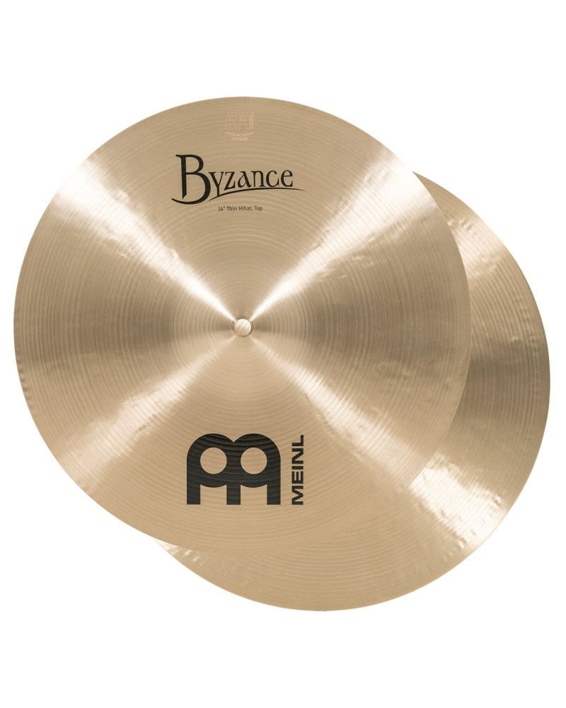 Meinl Cymbals B14TH Byzance Traditional Thin Hihat - 14