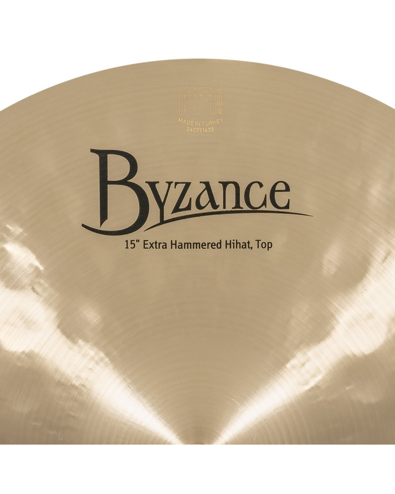 Meinl Cymbals B15EHH Byzance Traditional Extra Hammered Hihat - 15