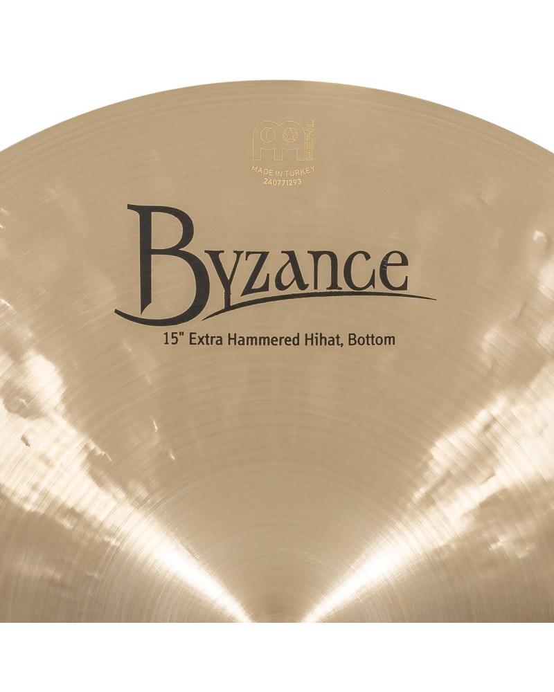 Meinl Cymbals B15EHH Byzance Traditional Extra Hammered Hihat - 15