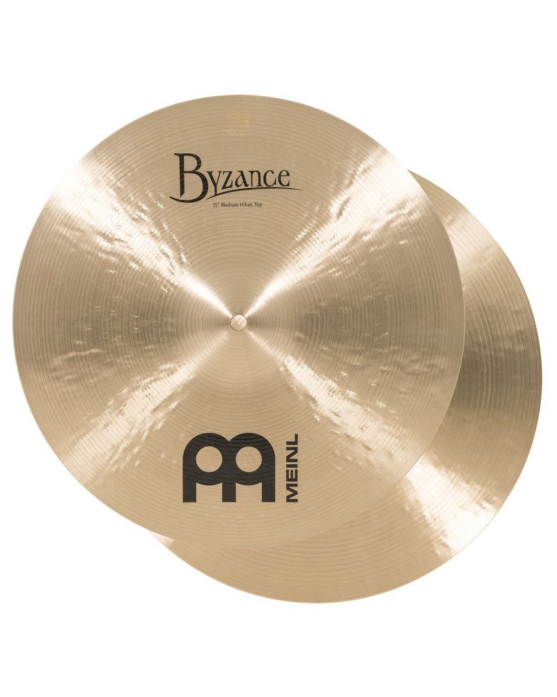 Meinl Cymbals B15MH Byzance Traditional Medium Hihat - 15