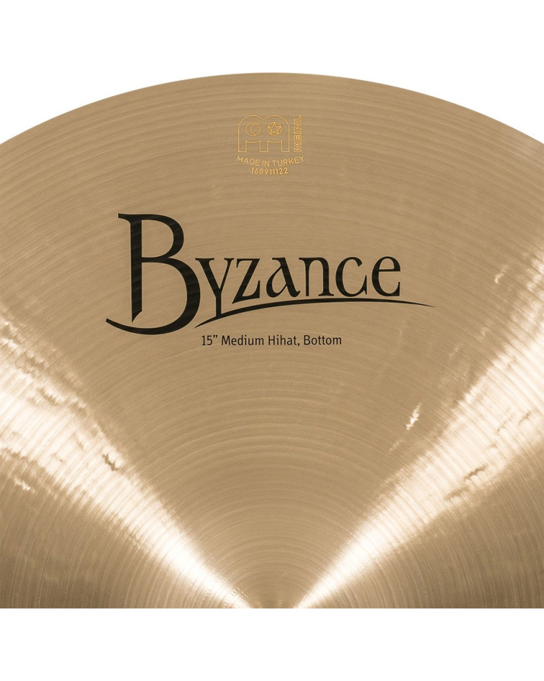 Meinl Cymbals B15MH Byzance Traditional Medium Hihat - 15