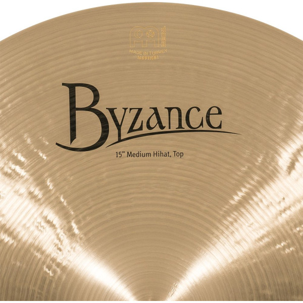 Meinl Cymbals B15MH Byzance Traditional Medium Hihat - 15