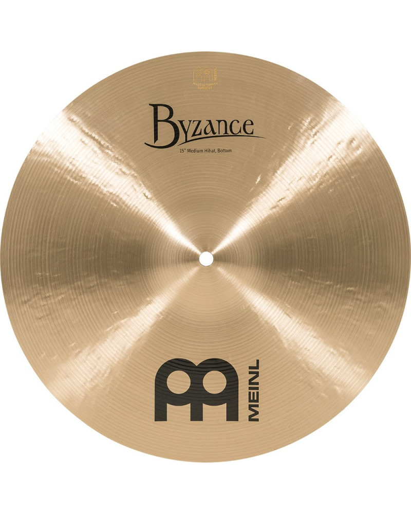 Meinl Cymbals B15MH Byzance Traditional Medium Hihat - 15