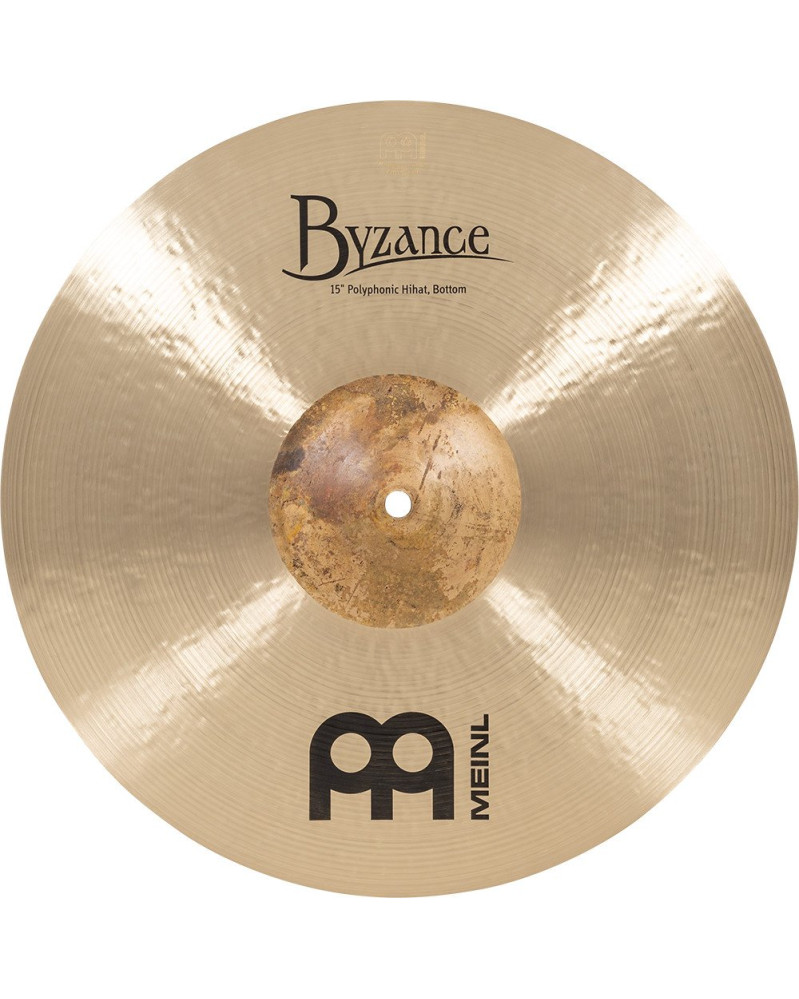 Meinl Cymbals B15POH Byzance Traditional Polyphonic HiHat - 15