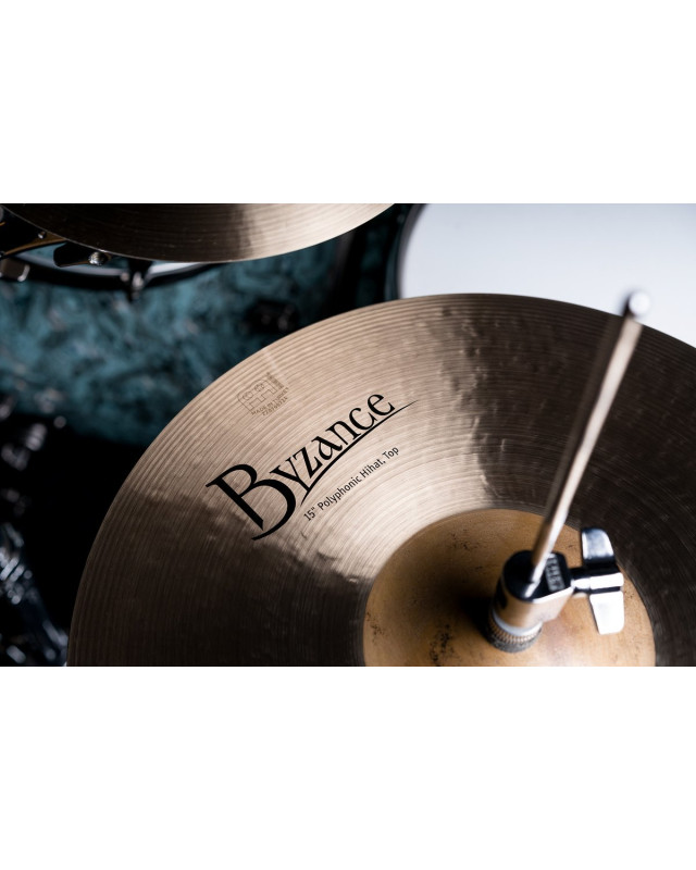 Meinl Cymbals B15POH Byzance Traditional Polyphonic HiHat - 15