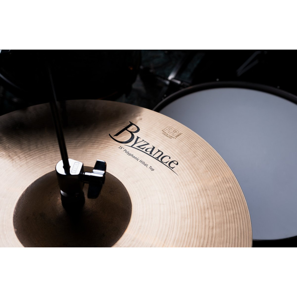 Meinl Cymbals B15POH Byzance Traditional Polyphonic HiHat - 15