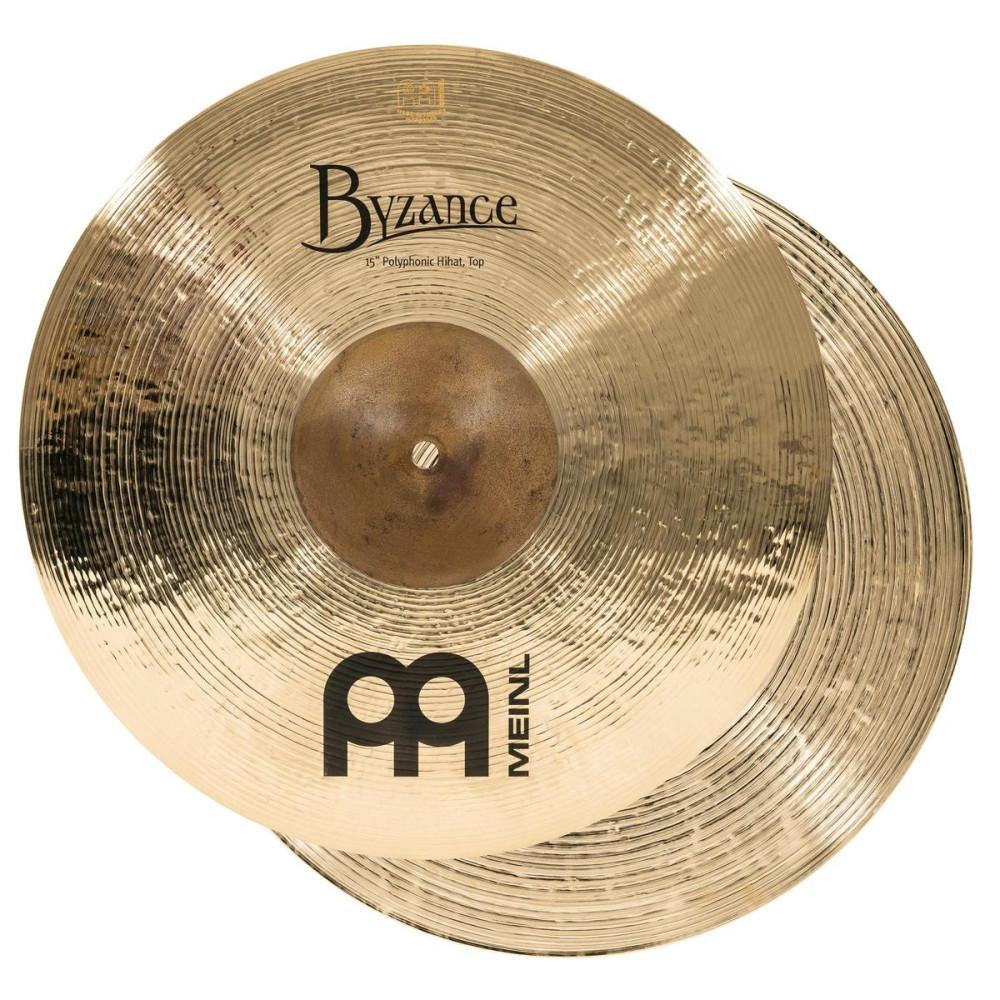 Meinl Cymbals B15POH-B Byzance Brilliant Polyphonic Hihat - 15