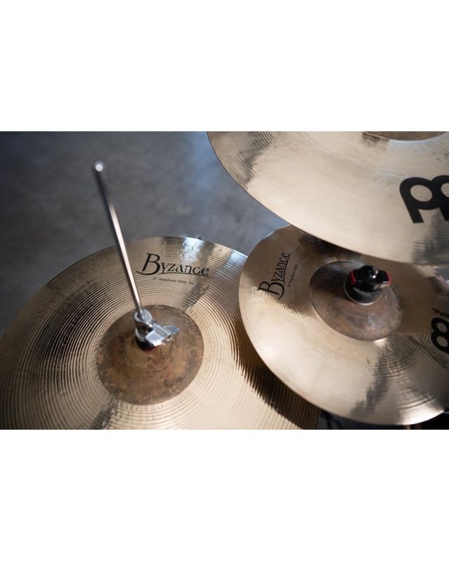 Meinl Cymbals B15POH-B Byzance Brilliant Polyphonic Hihat - 15