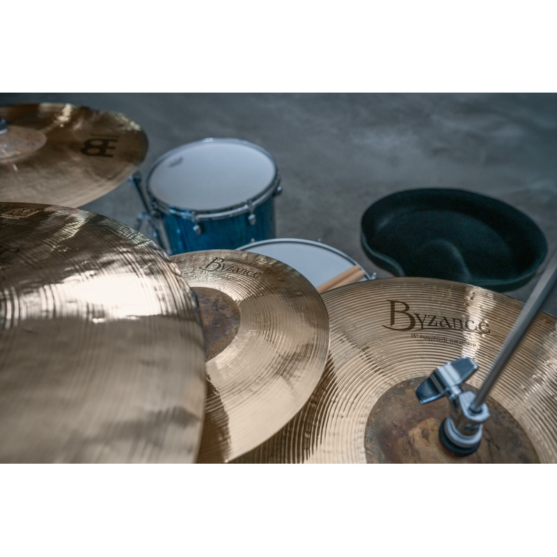 Meinl Cymbals B15POH-B Byzance Brilliant Polyphonic Hihat - 15