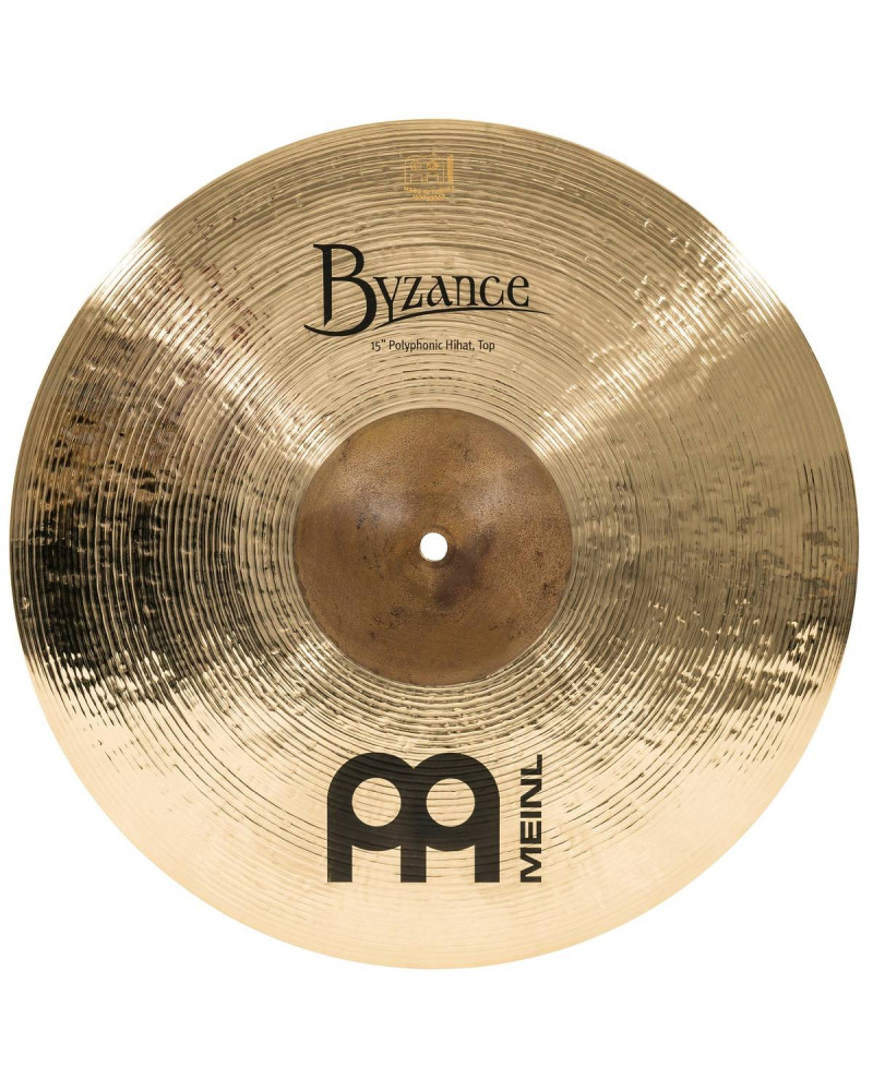 Meinl Cymbals B15POH-B Byzance Brilliant Polyphonic Hihat - 15