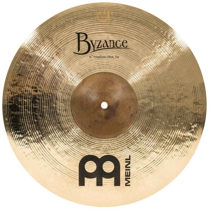 Meinl Cymbals B15POH-B Byzance Brilliant Polyphonic Hihat - 15