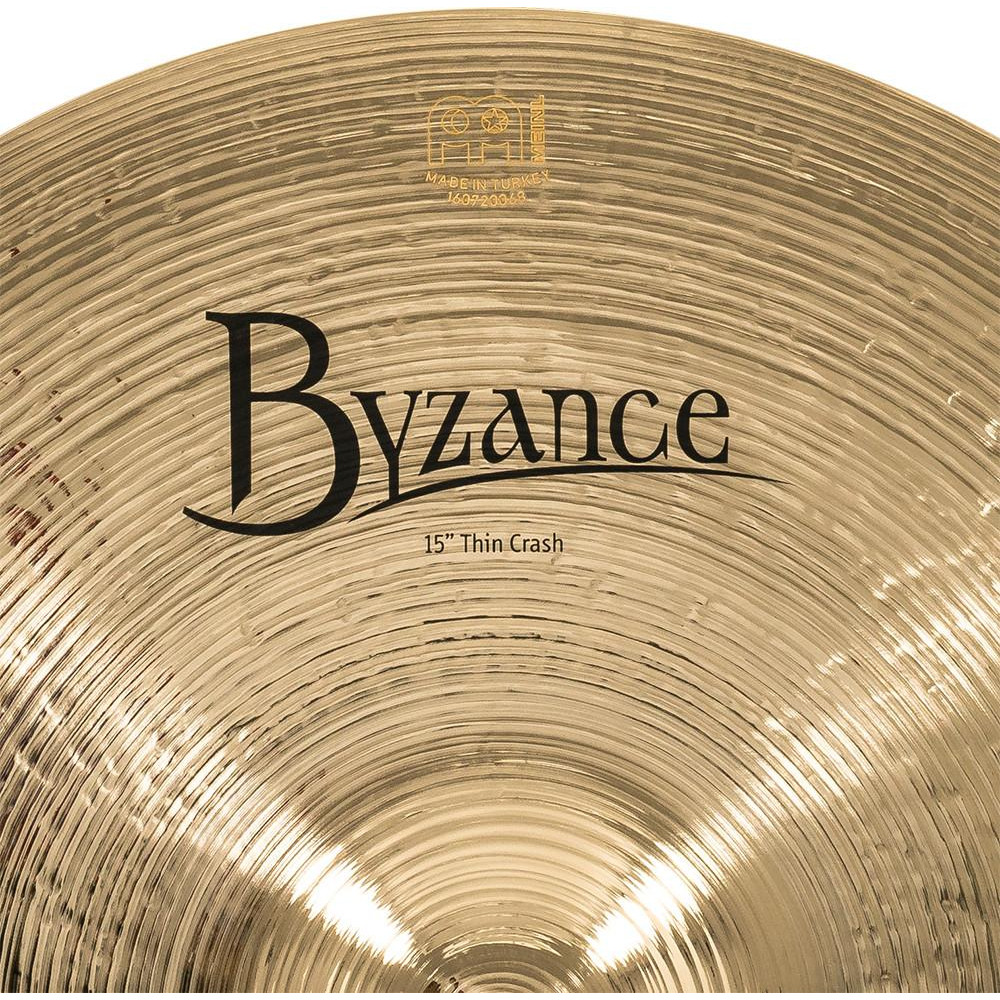 Meinl Cymbals B15TC-B Byzance Brilliant Thin Crash - 15