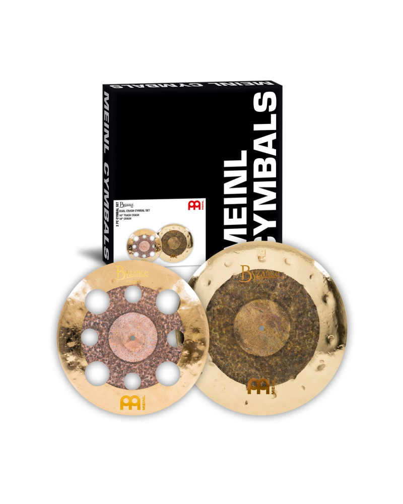 Meinl Cymbals B1618DU Byzance Dual Crash Set - B16DUTRC/B18DUC