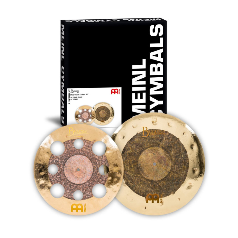 Meinl Cymbals B1618DU Byzance Dual Crash Set - B16DUTRC/B18DUC