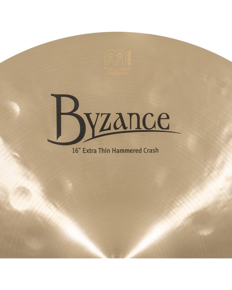 Meinl Cymbals B16ETHC Byzance Traditional Extra Thin Hammered Crash - 16