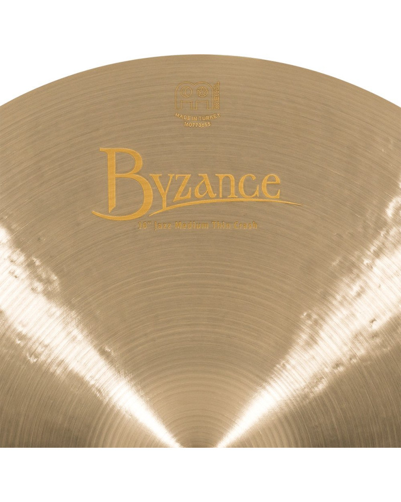 Meinl Cymbals B16JMTC Byzance Jazz Medium Thin Crash - 16