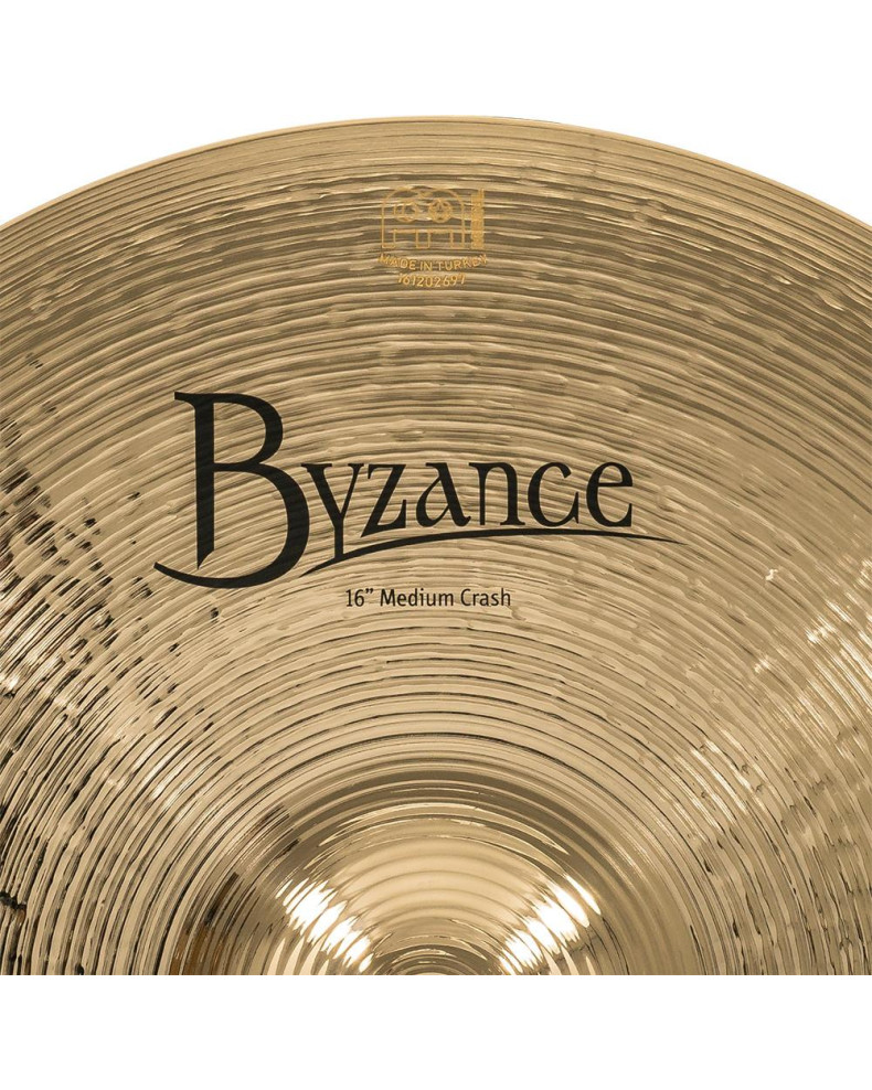 Meinl Cymbals B16MC-B Byzance Brilliant Medium Crash - 16