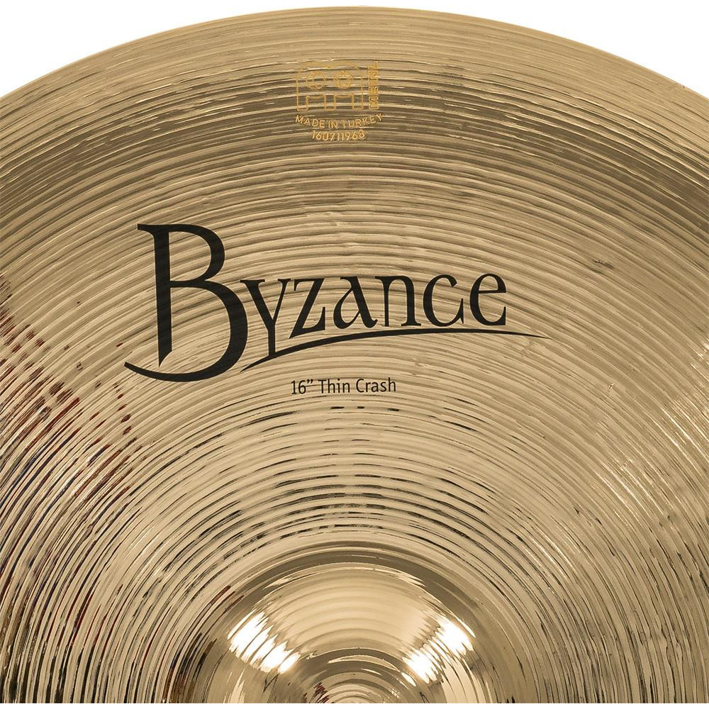 Meinl Cymbals B16TC-B Byzance Brilliant Thin Crash - 16