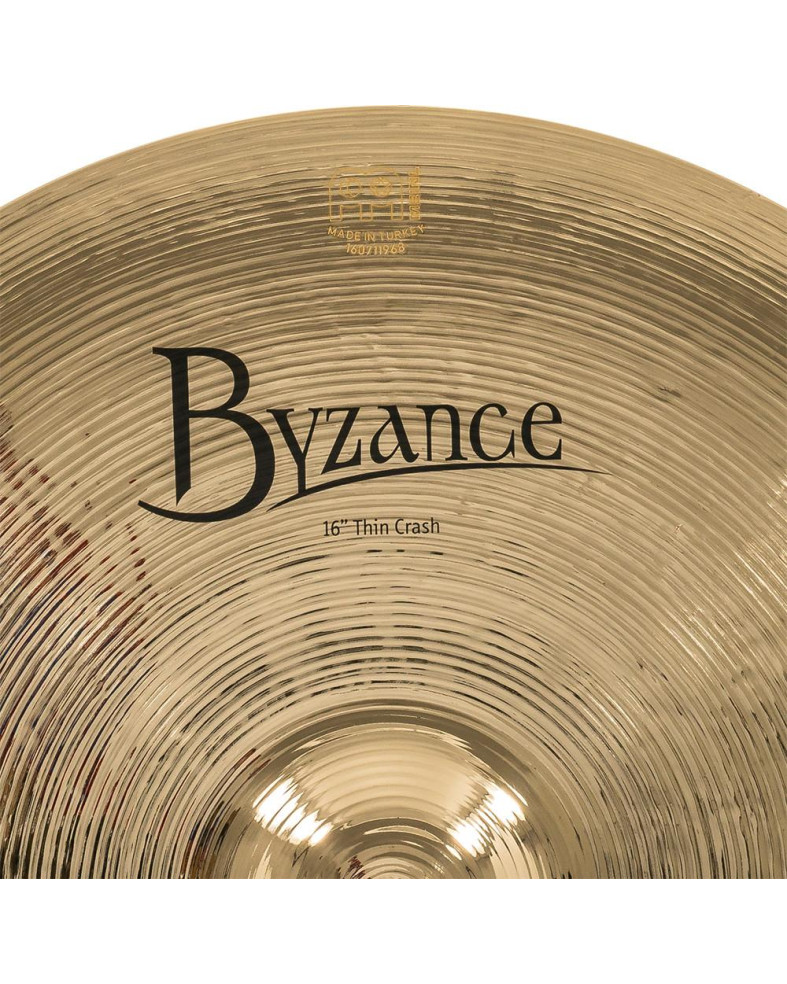 Meinl Cymbals B16TC-B Byzance Brilliant Thin Crash - 16