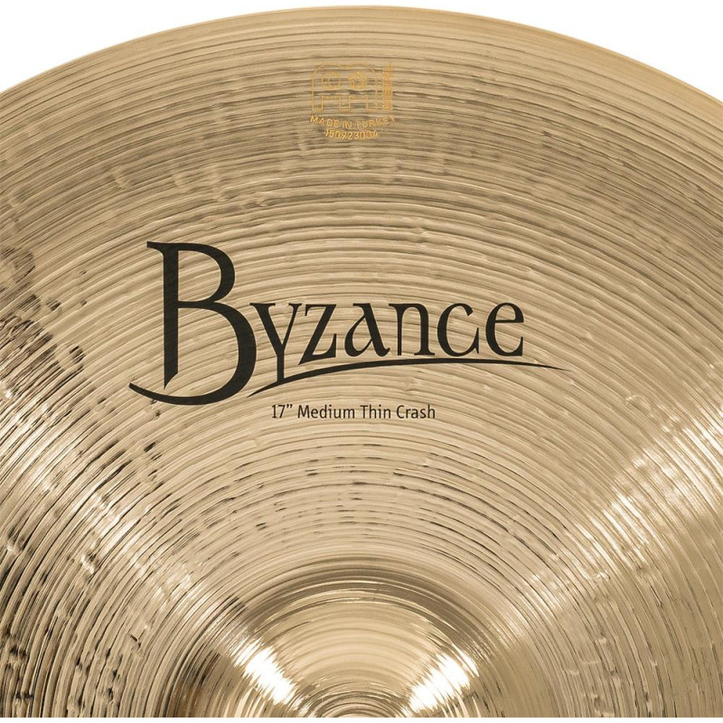 Meinl Cymbals B17MTC-B Byzance Brilliant Medium Thin Crash - 17