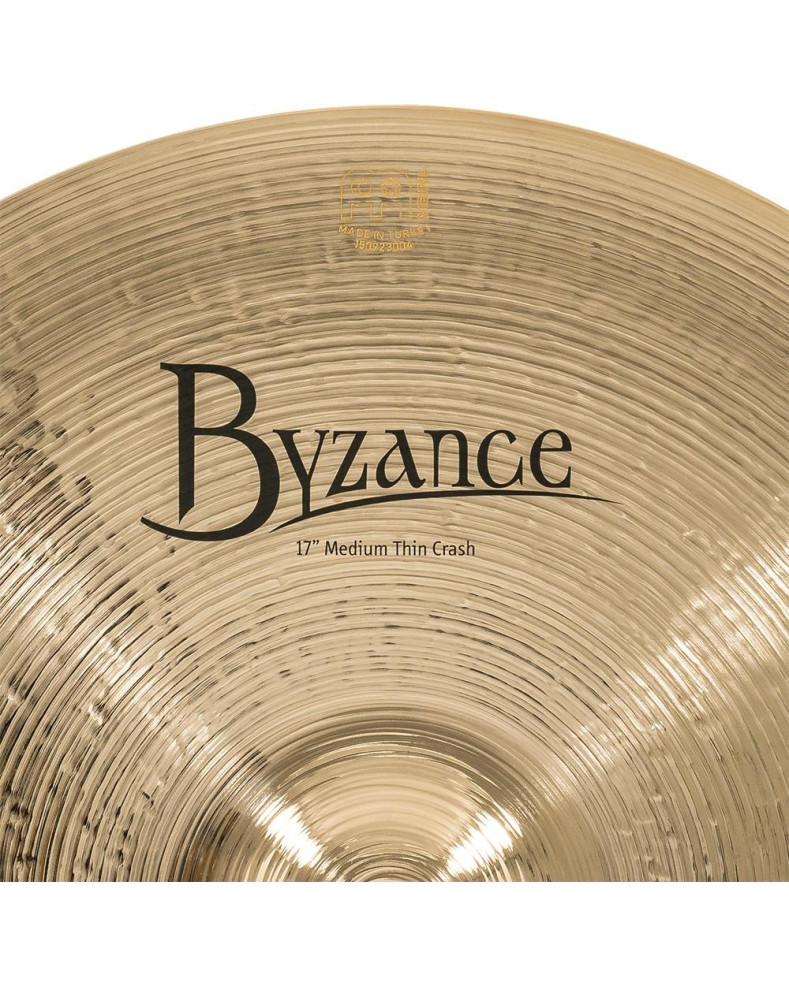 Meinl Cymbals B17MTC-B Byzance Brilliant Medium Thin Crash - 17