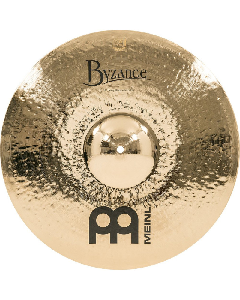 Meinl Cymbals B18HHC-B Byzance Brilliant Heavy Hammered Crash - 18