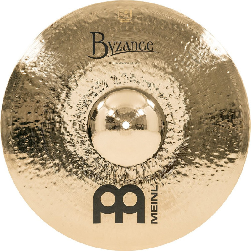 Meinl Cymbals B18HHC-B Byzance Brilliant Heavy Hammered Crash - 18