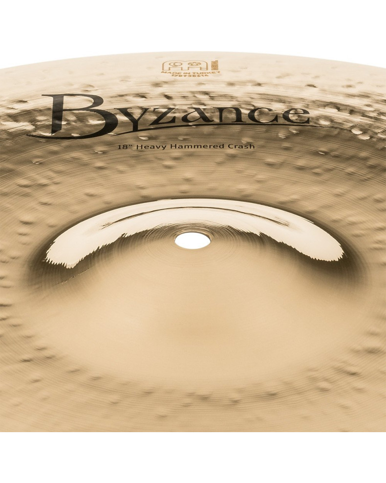 Meinl Cymbals B18HHC-B Byzance Brilliant Heavy Hammered Crash - 18