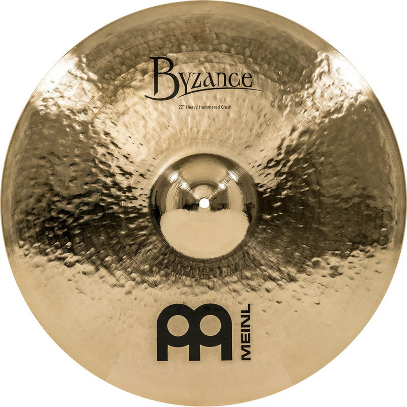 Meinl Cymbals B22HHC-B Byzance Brilliant Heavy Hammered Crash - 22