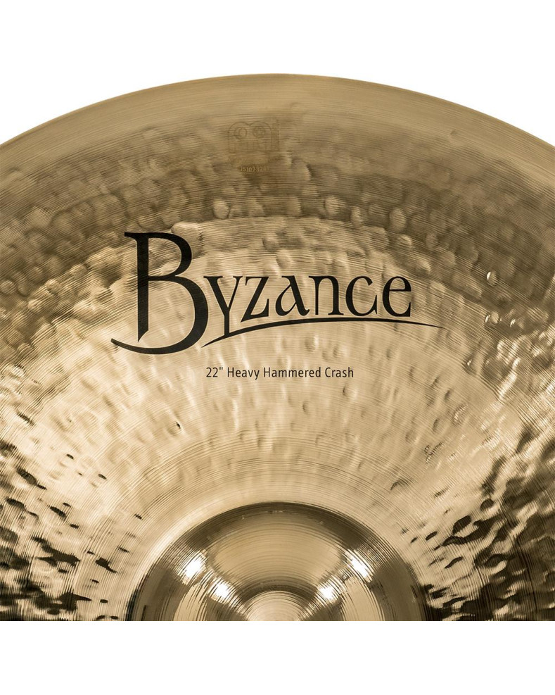 Meinl Cymbals B22HHC-B Byzance Brilliant Heavy Hammered Crash - 22