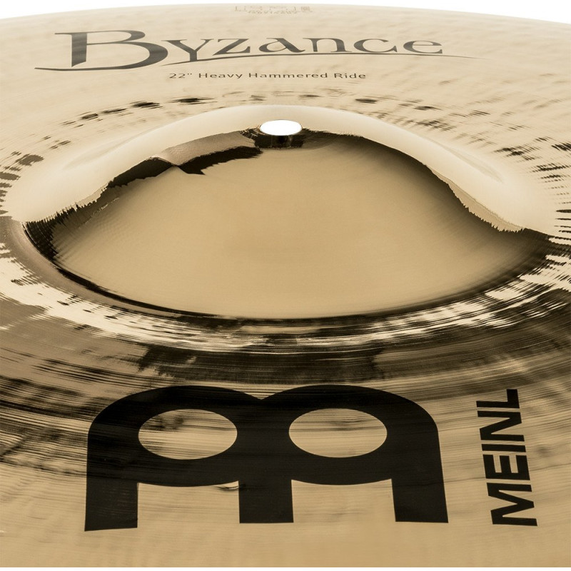 Meinl Cymbals B22HHR-B Byzance Brilliant Heavy Hammered Ride - 22