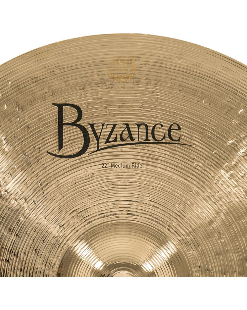 Meinl Cymbals B22MR-B Byzance Brilliant Medium Ride - 22
