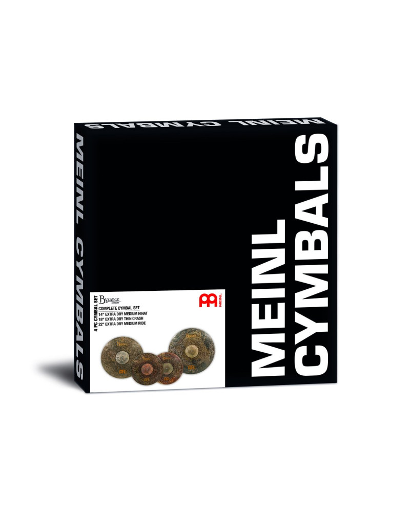 Meinl Cymbals BED-CS1 Byzance Extra Dry Complete Cymbal Set