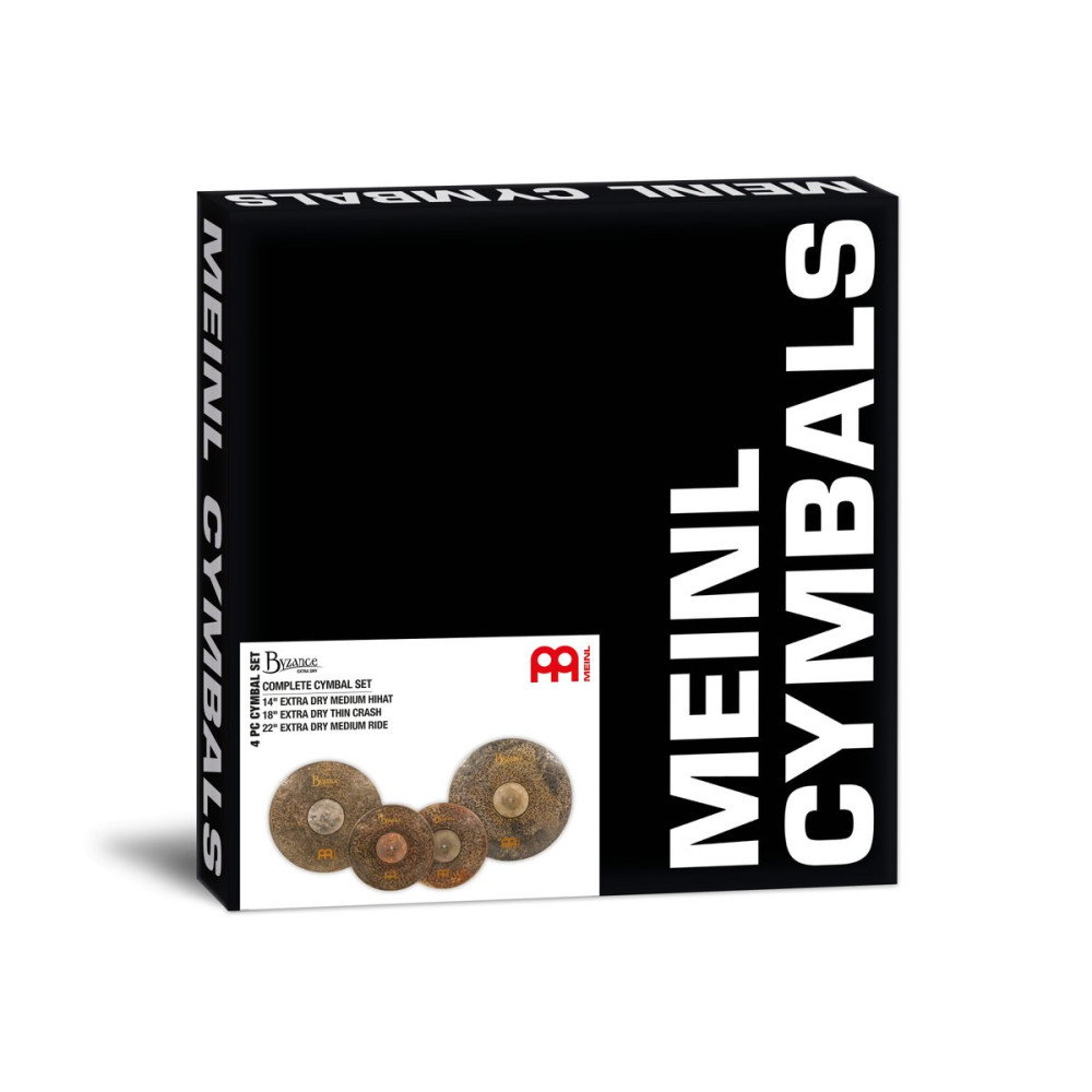 Meinl Cymbals BED-CS1 Byzance Extra Dry Complete Cymbal Set