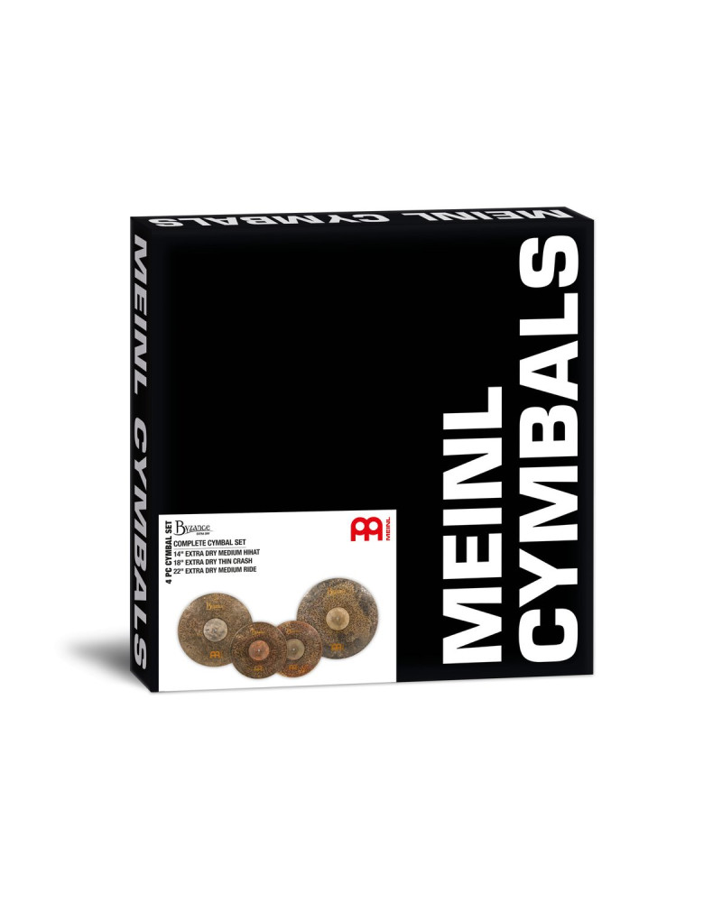 Meinl Cymbals BED-CS1 Byzance Extra Dry Complete Cymbal Set