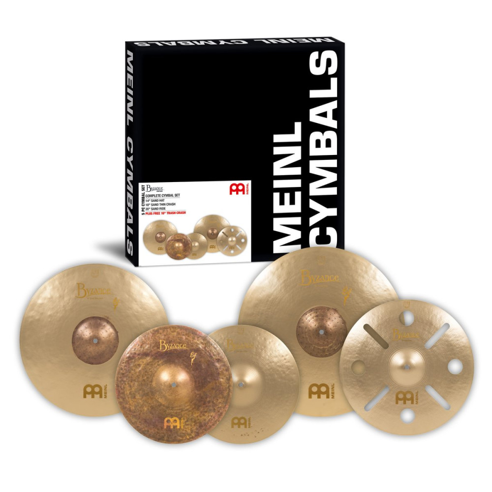 Meinl Cymbals BV-480+B16TRC Benny Greb Sand Cymbal Box Set - 14