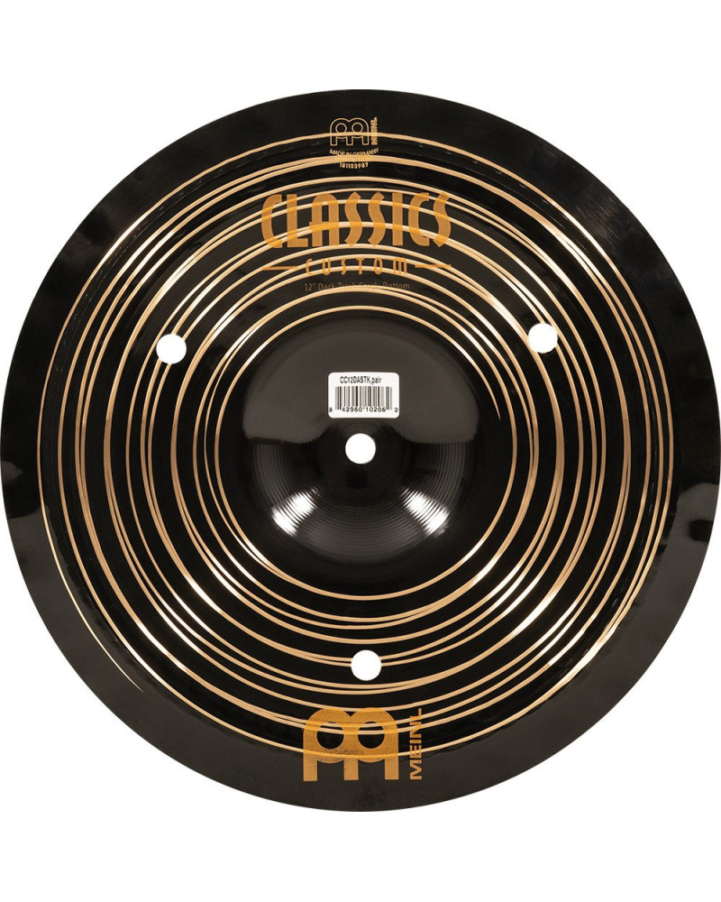 Meinl Cymbals CC-12DASTK Classics Custom Dark Trash Stack - 12