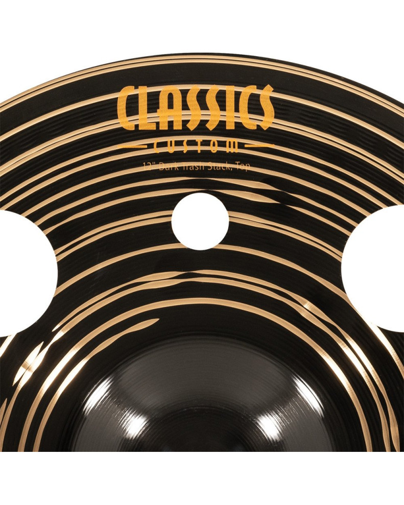 Meinl Cymbals CC-12DASTK Classics Custom Dark Trash Stack - 12