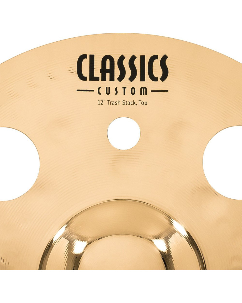 Meinl Cymbals CC-12STK Classics Custom Brilliant Trash Stack - 12