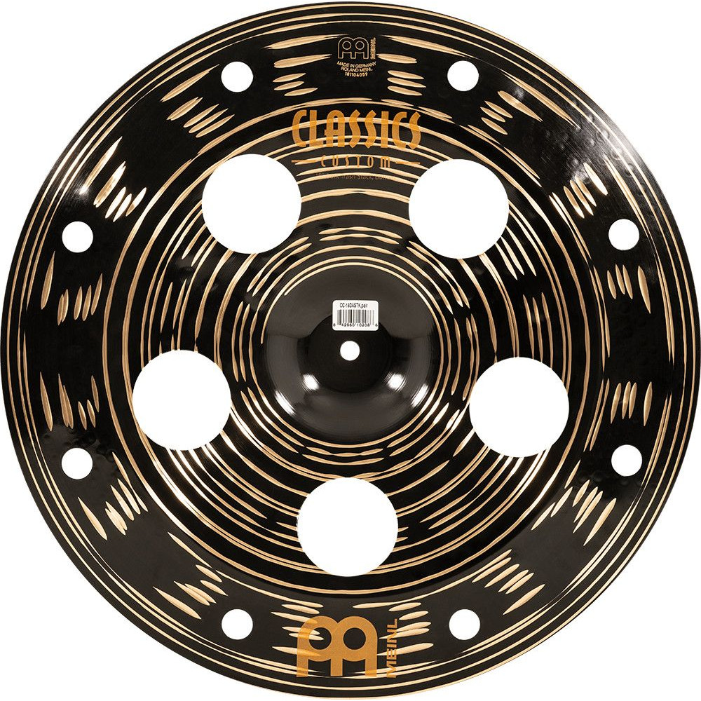 Meinl Cymbals CC-18DASTK Classics Custom Dark Trash Stack - 18