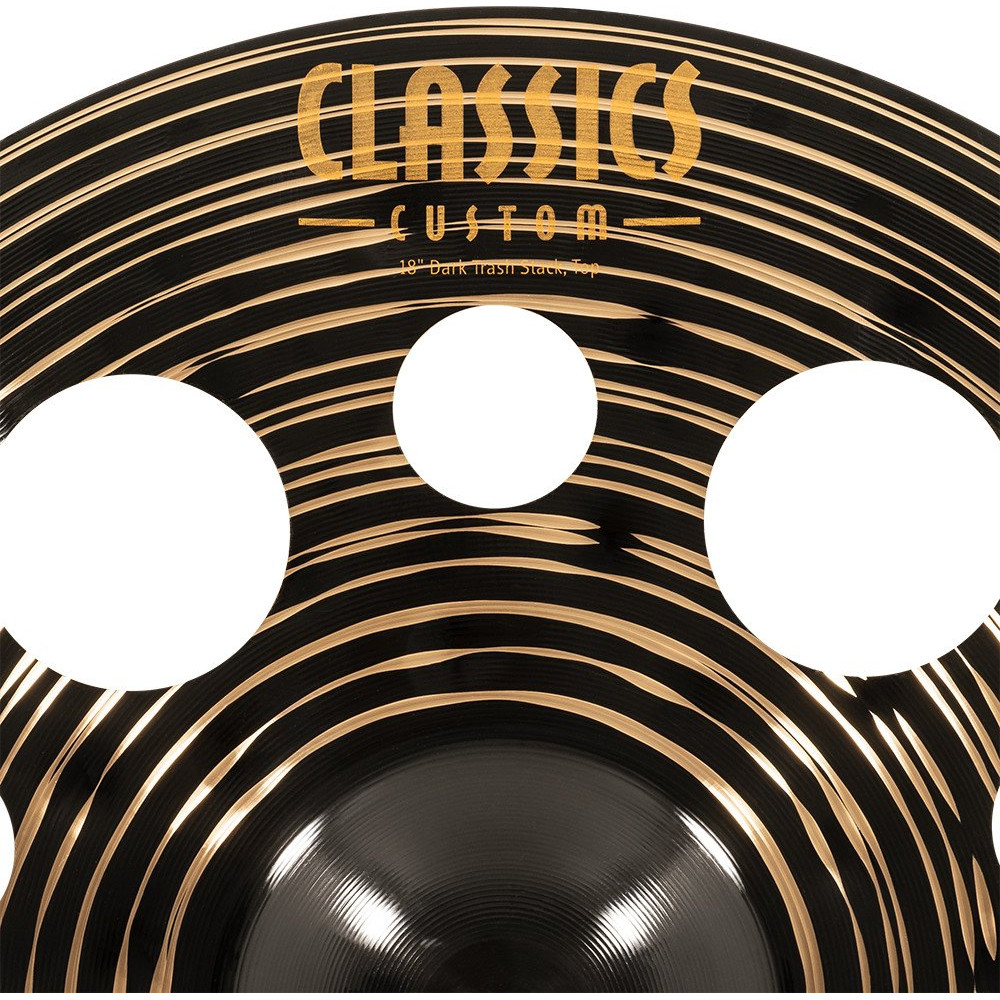 Meinl Cymbals CC-18DASTK Classics Custom Dark Trash Stack - 18