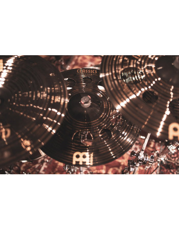 Meinl Cymbals CC-18DASTK Classics Custom Dark Trash Stack - 18