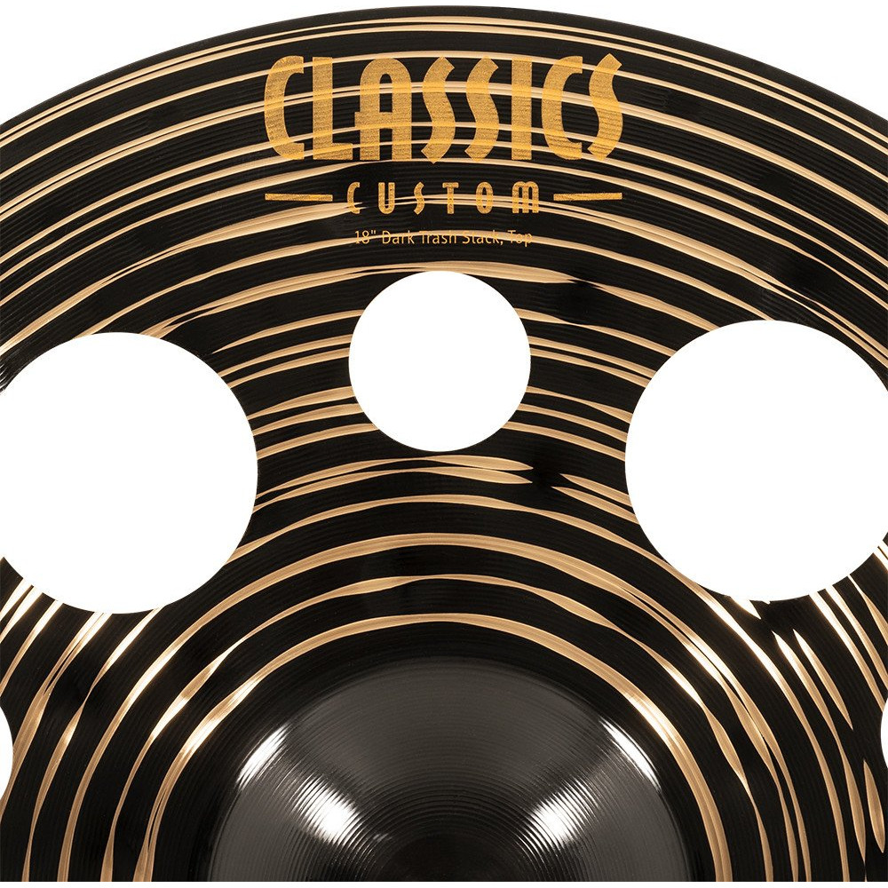 Meinl Cymbals CC-18DASTK Classics Custom Dark Trash Stack - 18