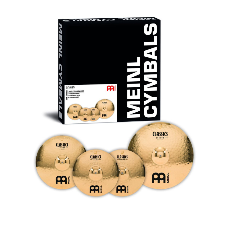Meinl Cymbals CC-CS1 Classics Custom Brilliant Complete Cymbal Set