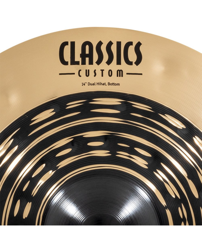 Meinl Cymbals CC14DUH Classics Custom Dual Hihat - 14