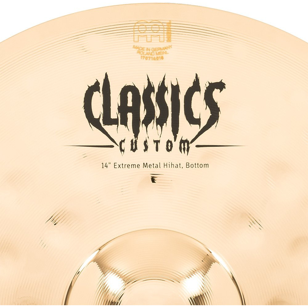 Meinl Cymbals CC14EMH-B Classics Custom Extreme Metal Hihat - 14