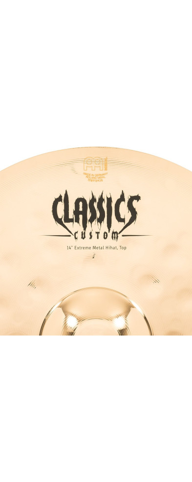 Meinl Cymbals CC14EMH-B Classics Custom Extreme Metal Hihat - 14